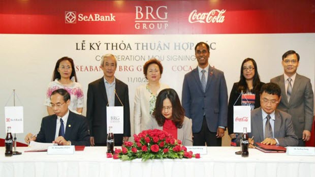 Tập đoàn BRG, SeABank và Coca-Cola Việt Nam thỏa thuận hợp tác toàn diện